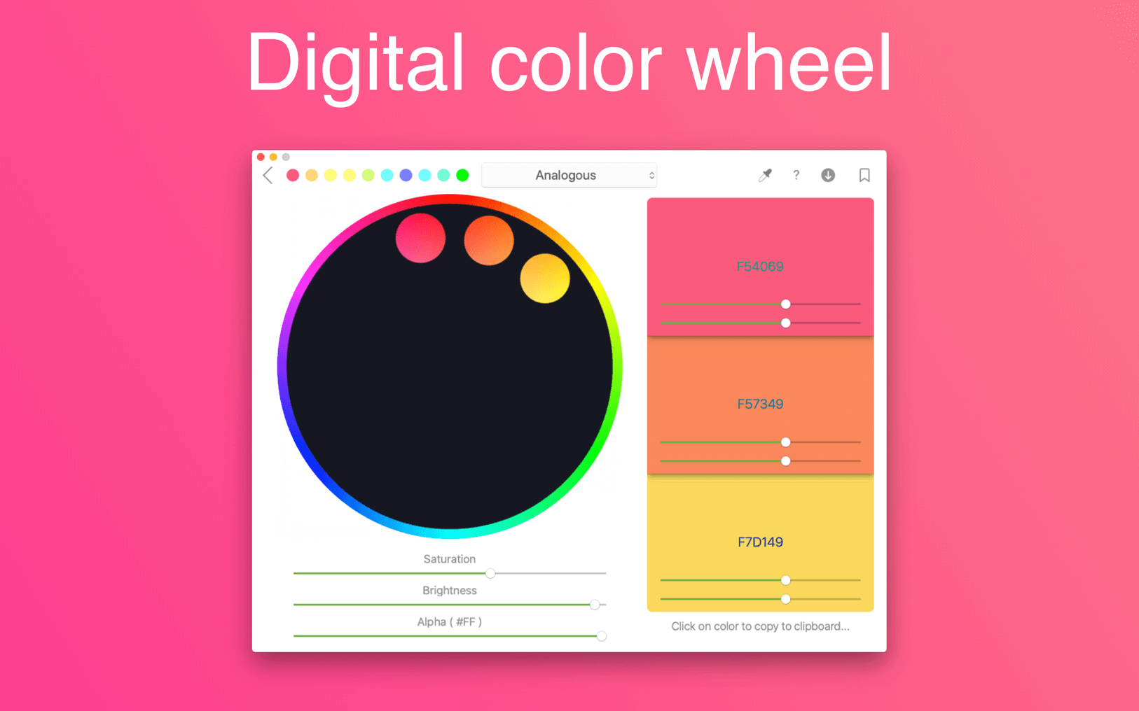 دانلود Color Wheel برای مک