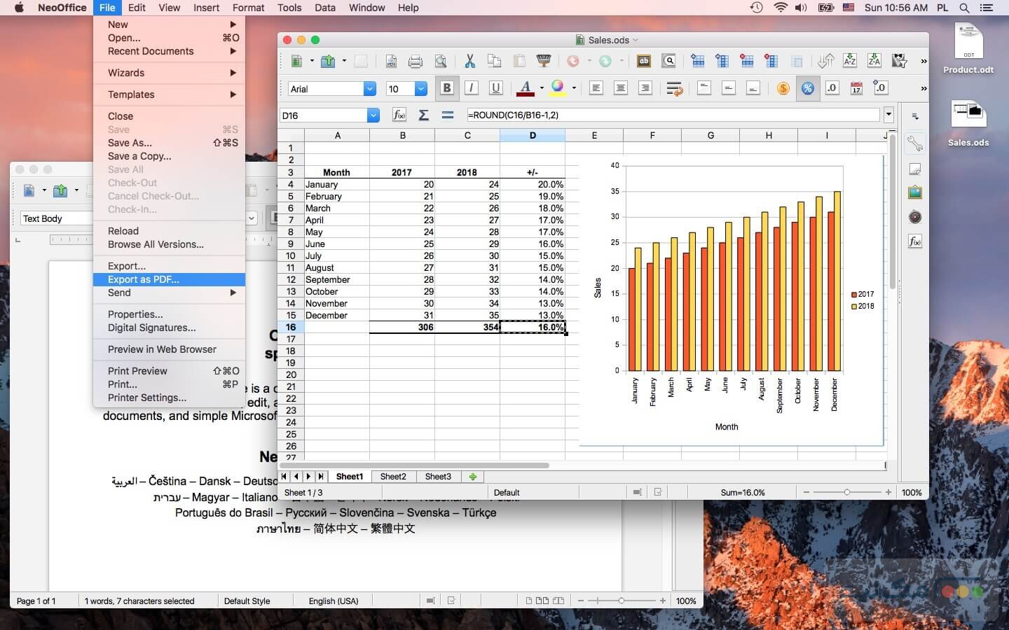 NeoOffice 2017.28 - اسکرین شات 1