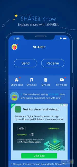 SHAREit - اسکرین شات 1