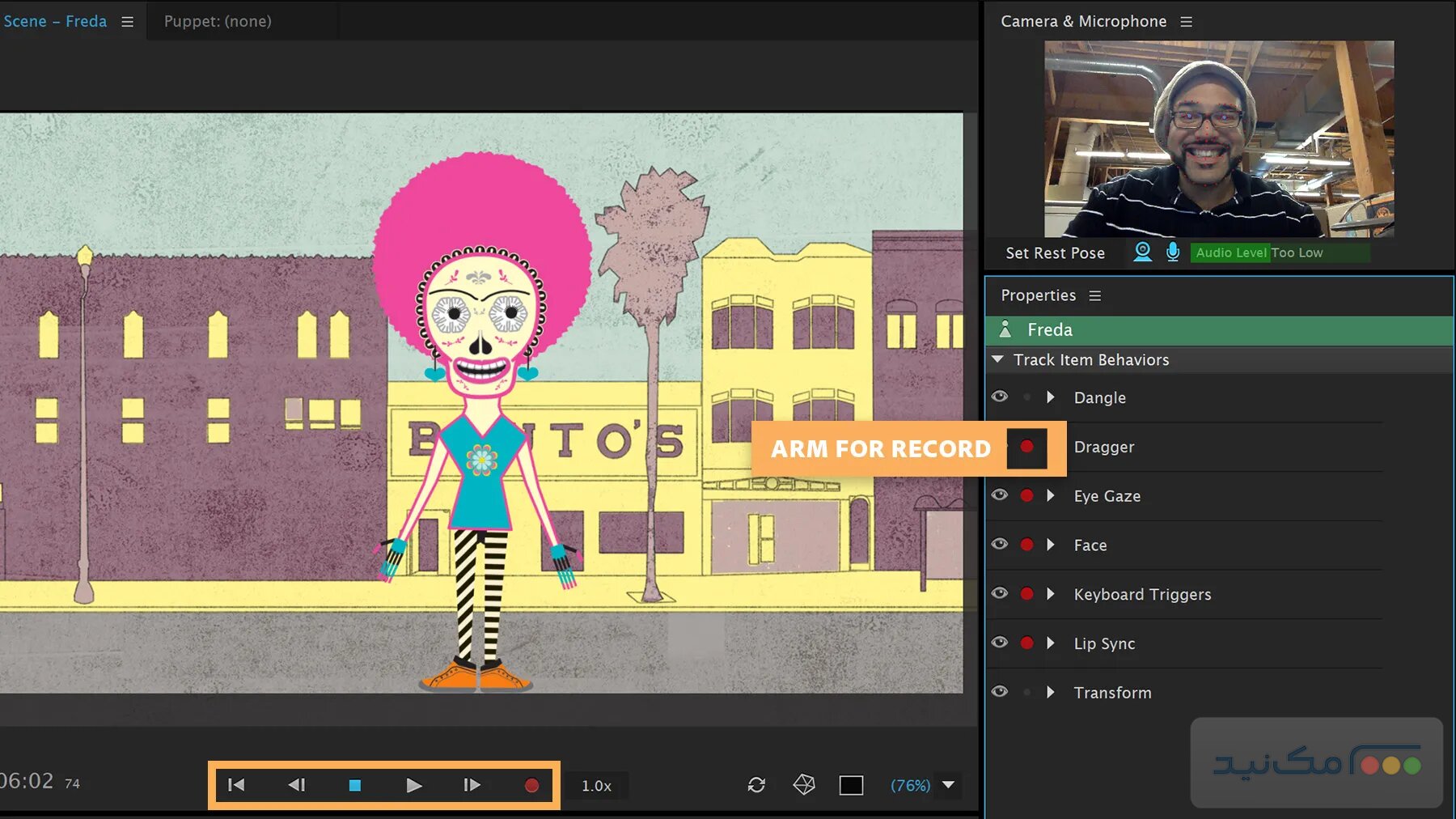 Adobe Character Animator - اسکرین شات 1