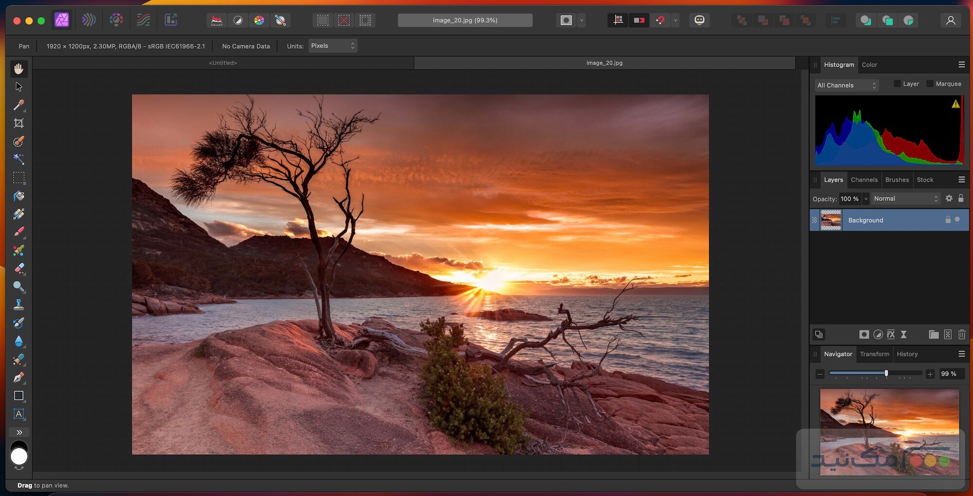 Affinity Photo - اسکرین شات 1