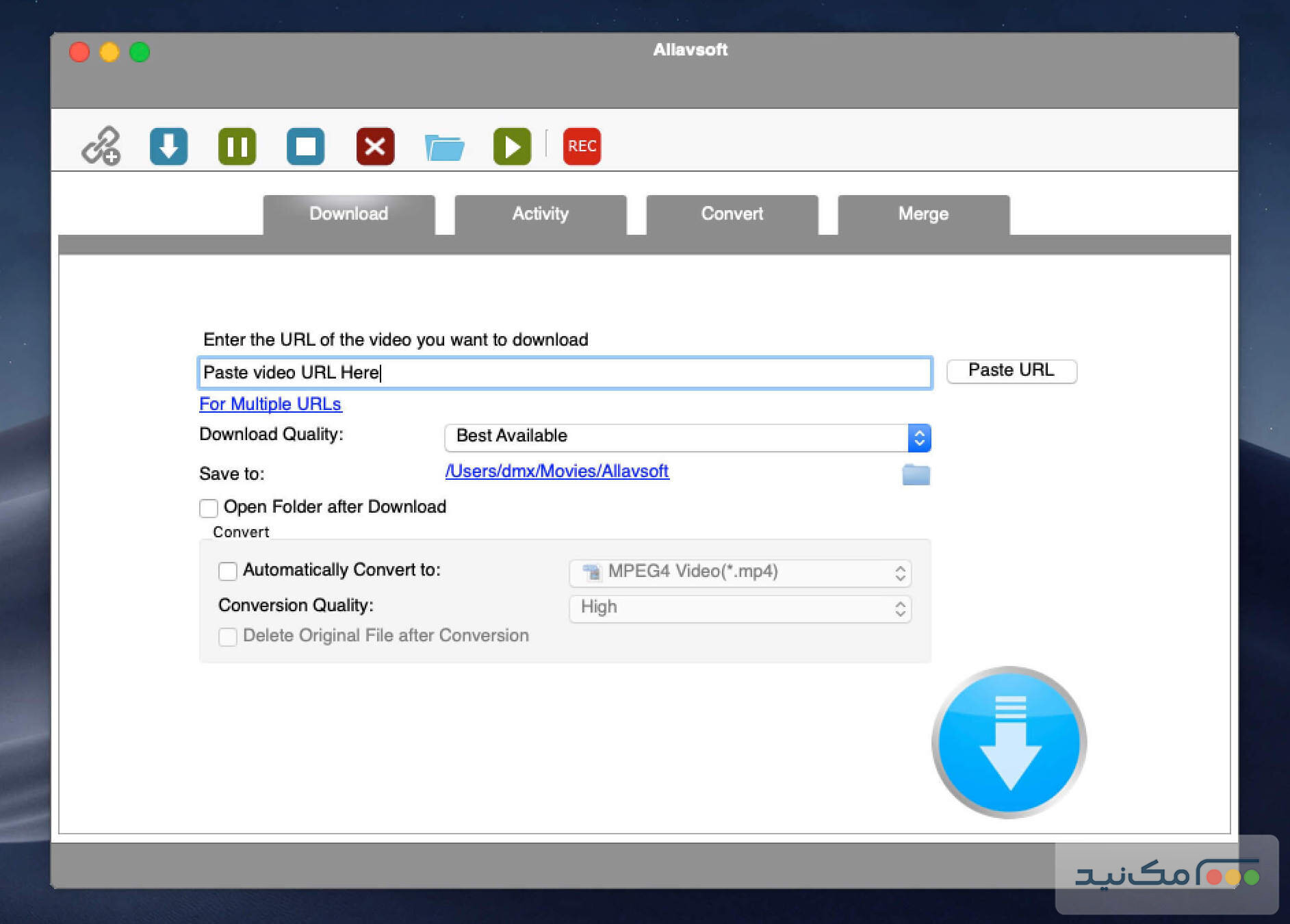 Allavsoft Video Downloader Converter - اسکرین شات 1