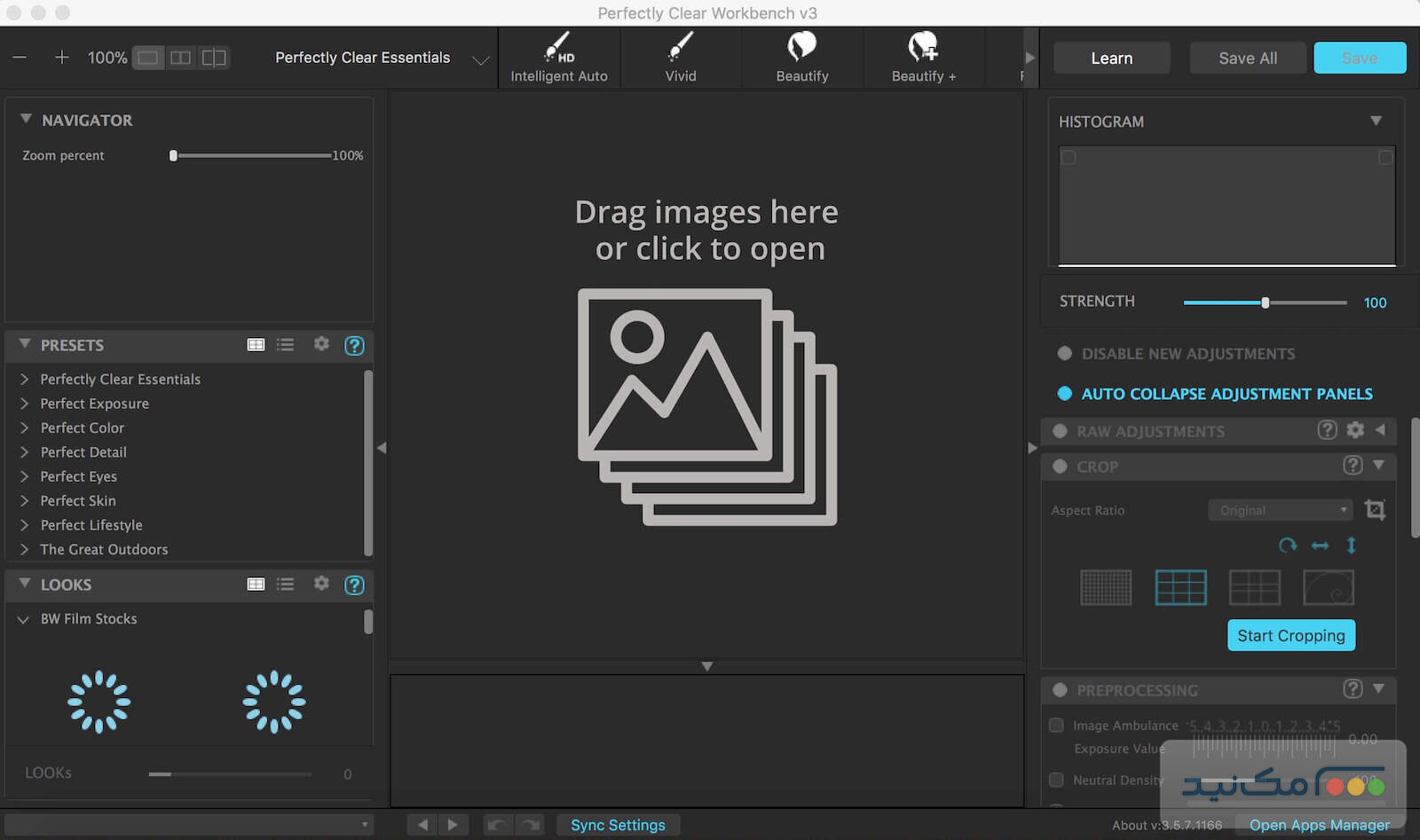 Perfectly Clear Workbench - اسکرین شات 1