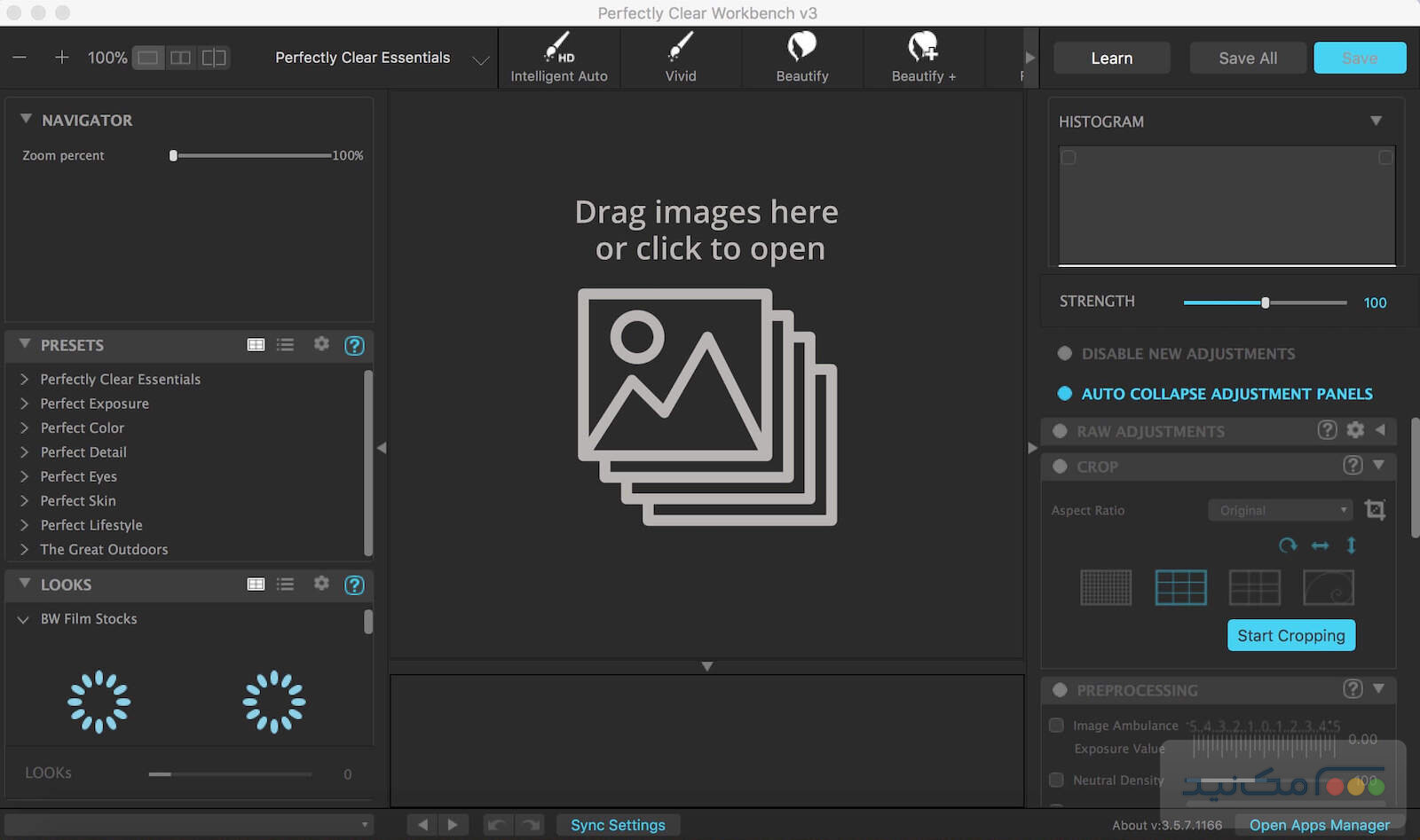 Perfectly Clear Workbench - اسکرین شات 1