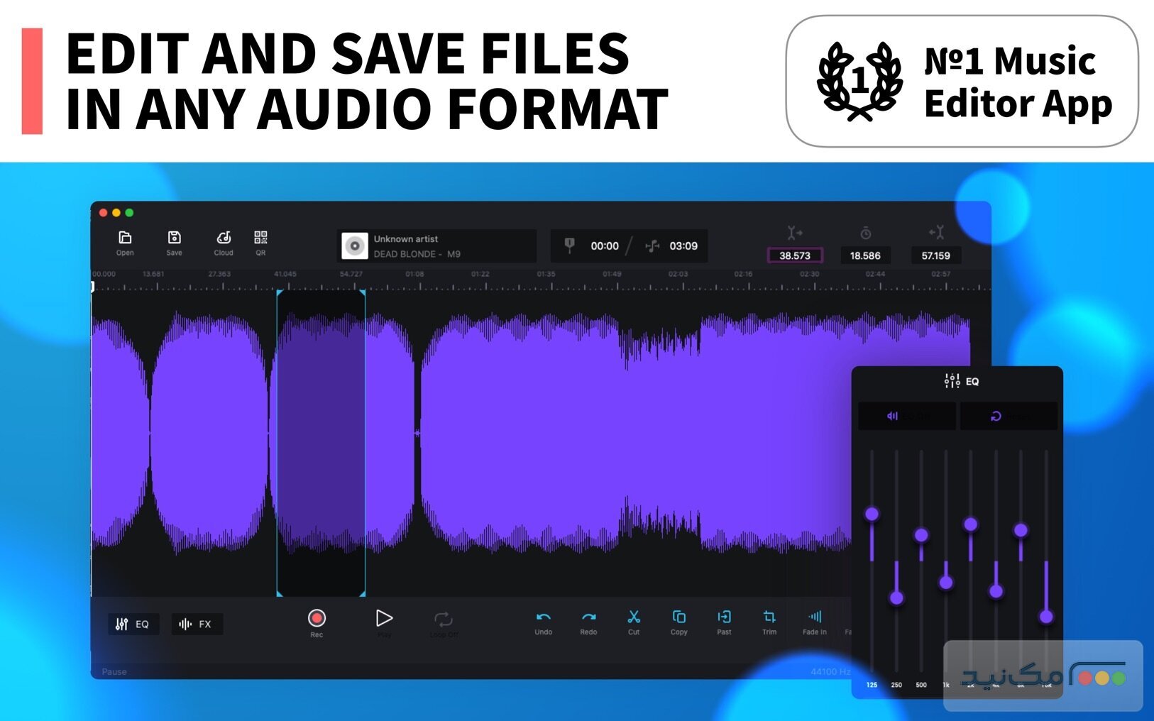 Audio Editor - اسکرین شات 1
