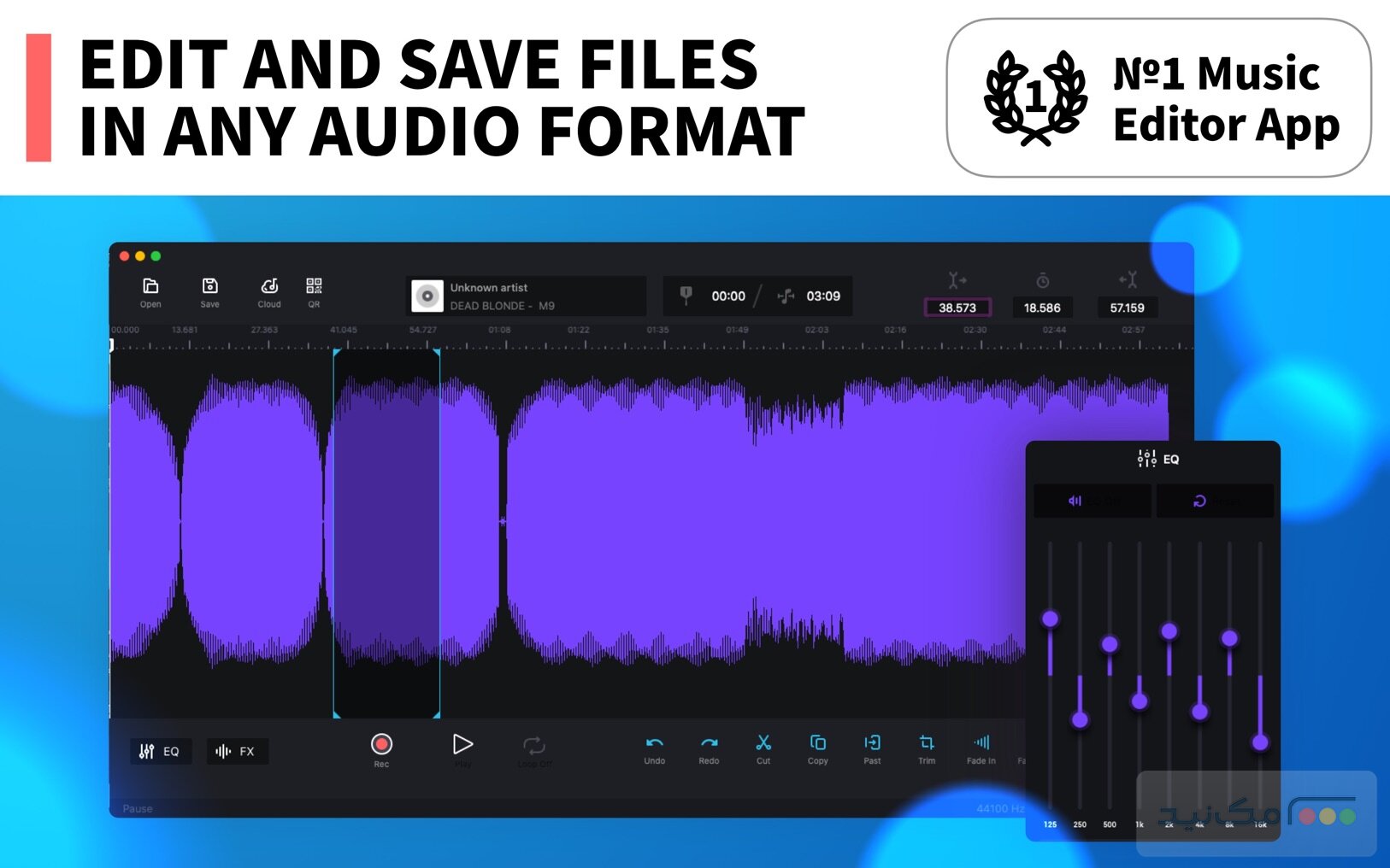 Audio Editor - اسکرین شات 1