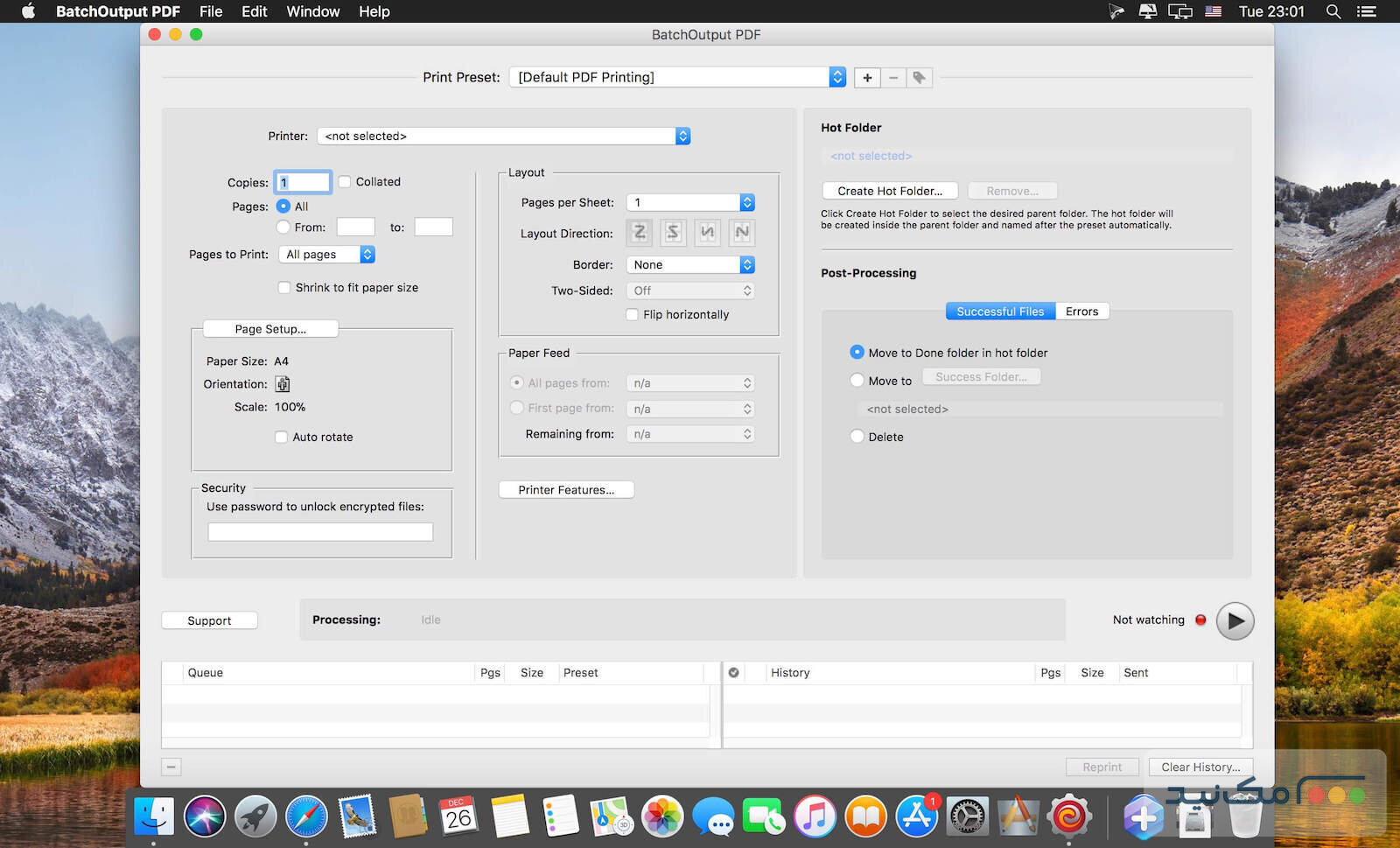 BatchOutput PDF - اسکرین شات 1