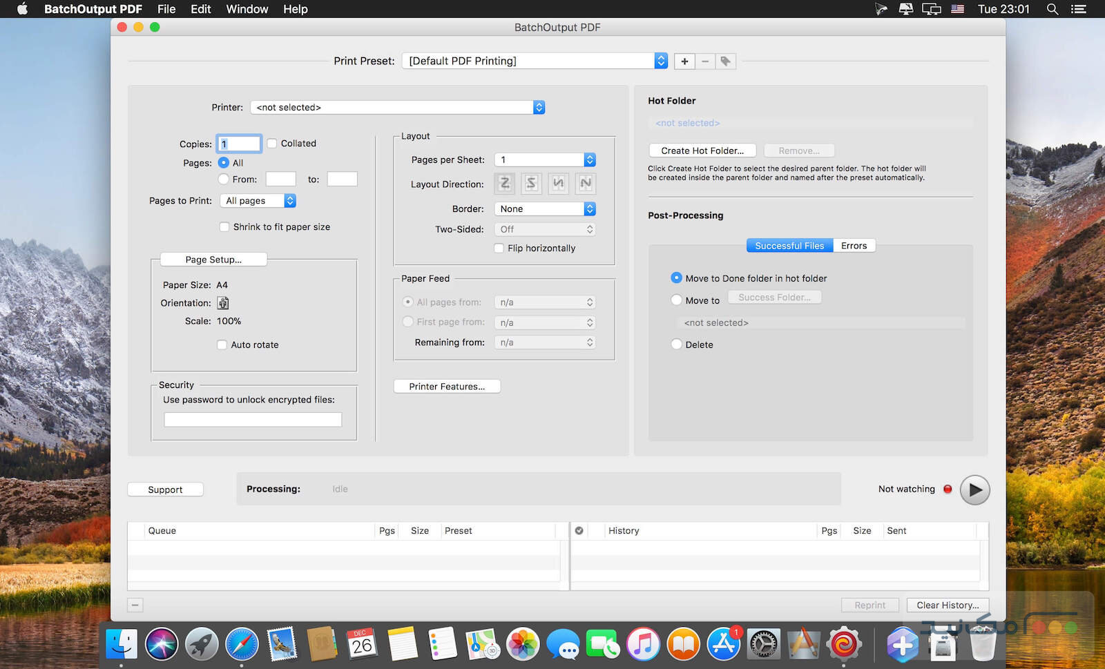 BatchOutput PDF - اسکرین شات 1