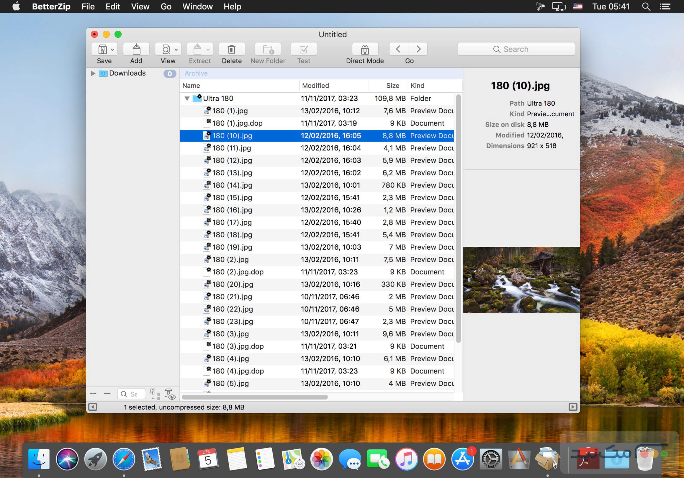 BetterZip - اسکرین شات 2