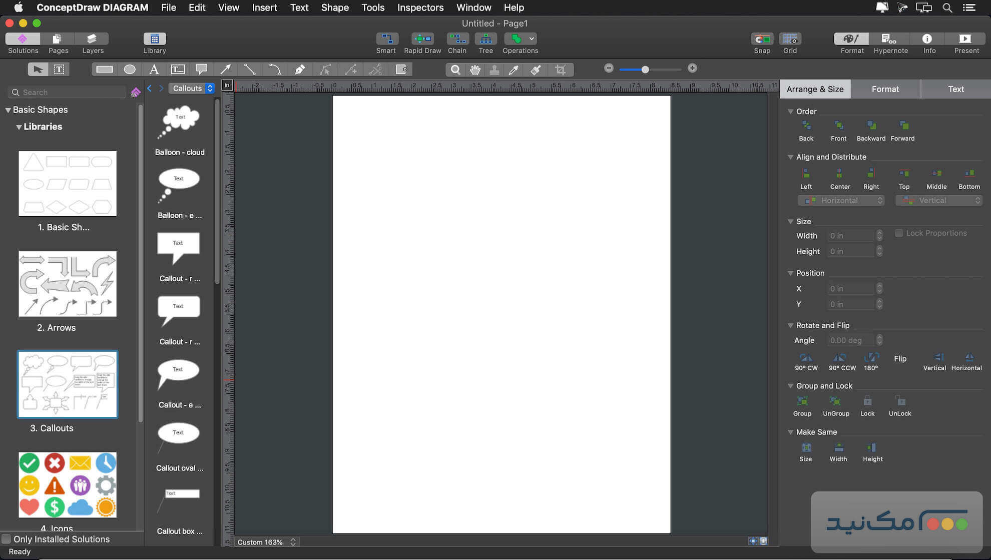 ConceptDraw Office 9.0.0.1 - اسکرین شات 1