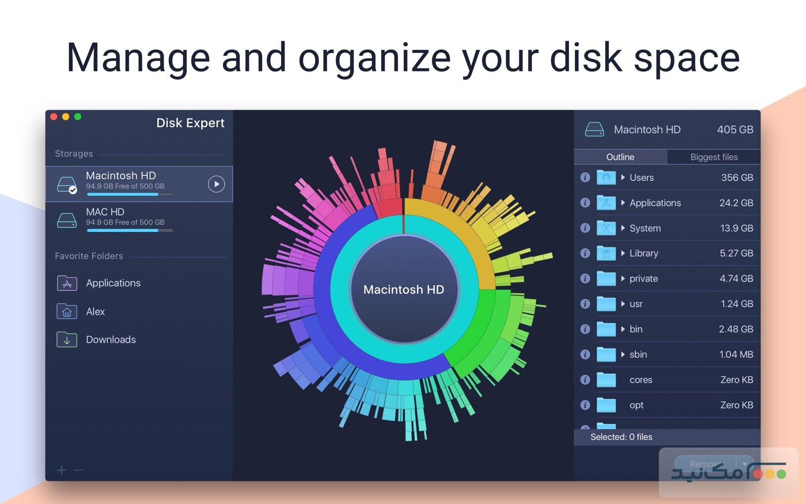 Disk Space Analyzer Pro - اسکرین شات 1