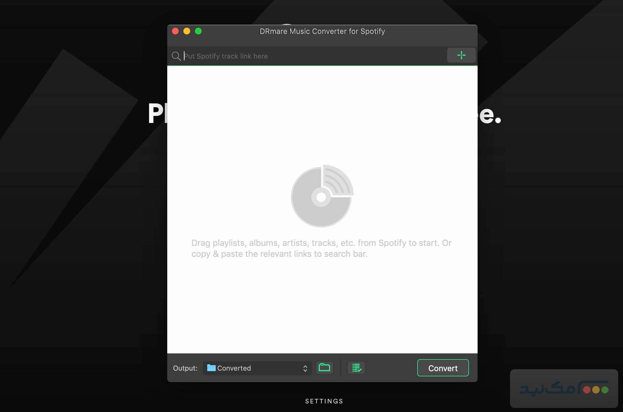 DRmare Music Converter for Spotify - اسکرین شات 1