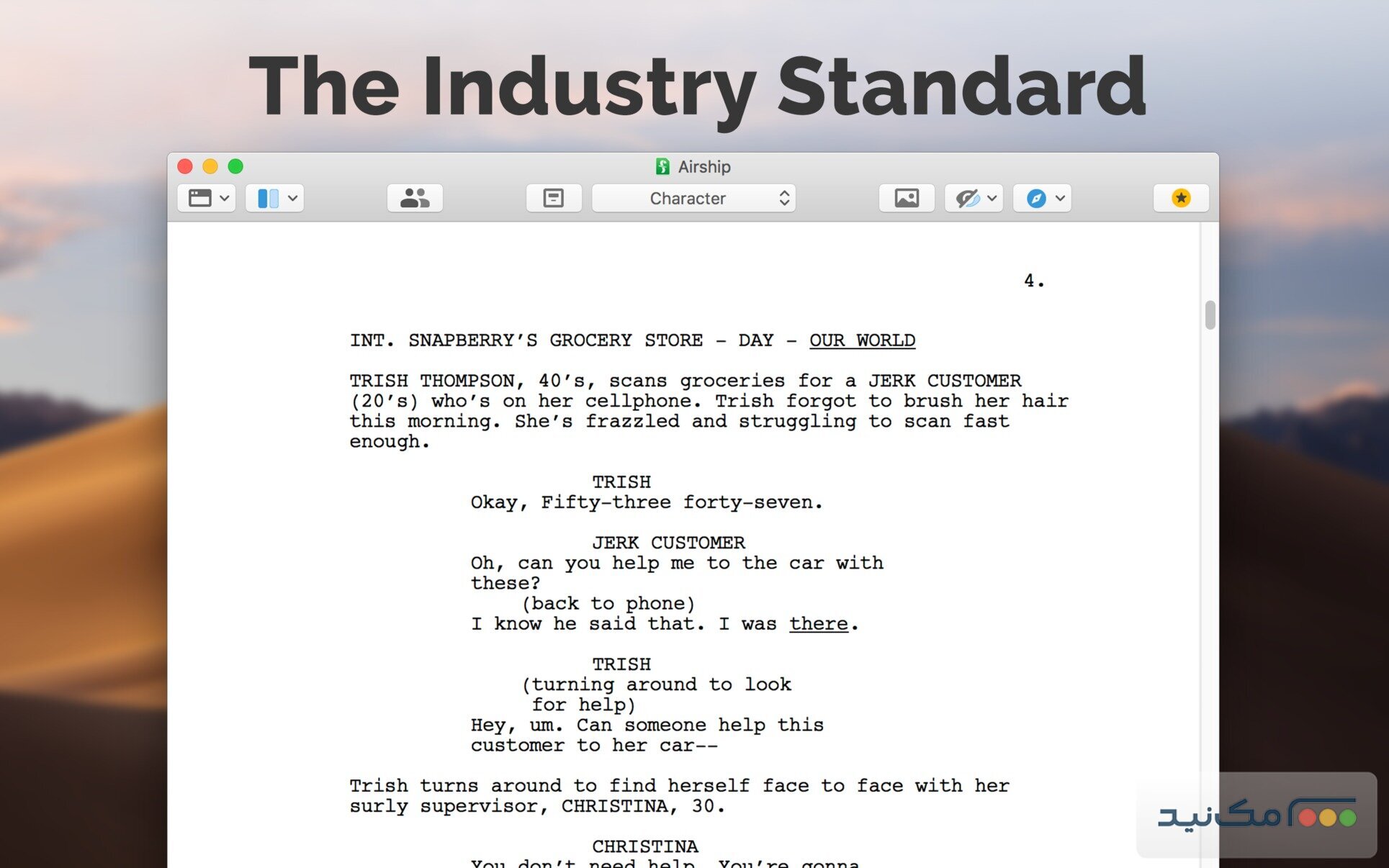 Final Draft - اسکرین شات 1