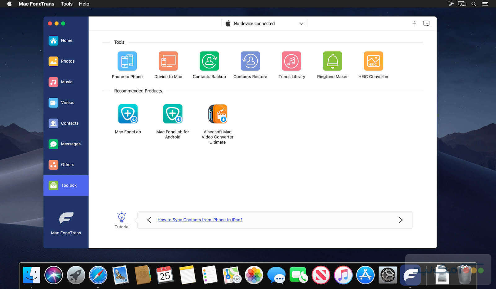 Aiseesoft FoneTrans - اسکرین شات 1