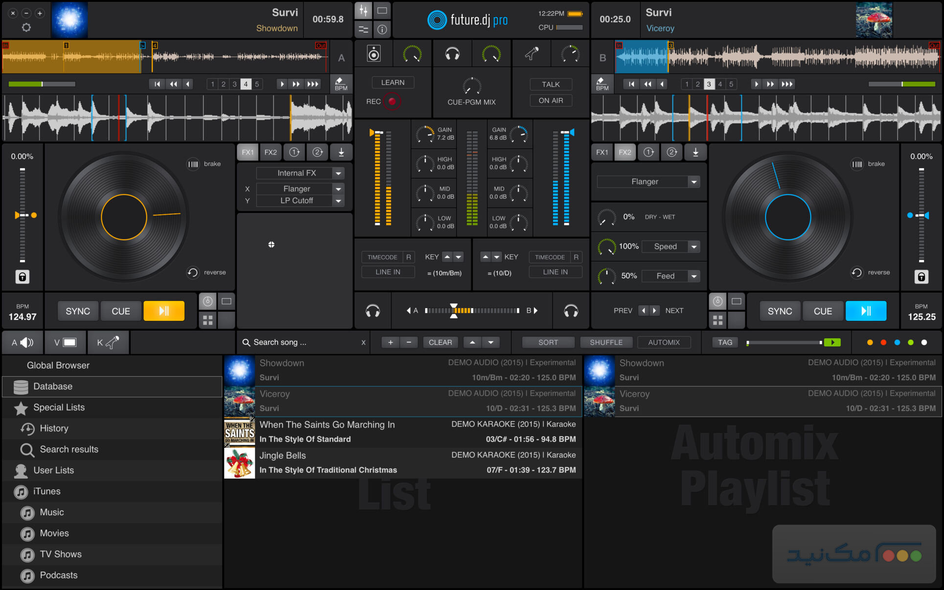 future.dj pro 1.11.1 - اسکرین شات 1