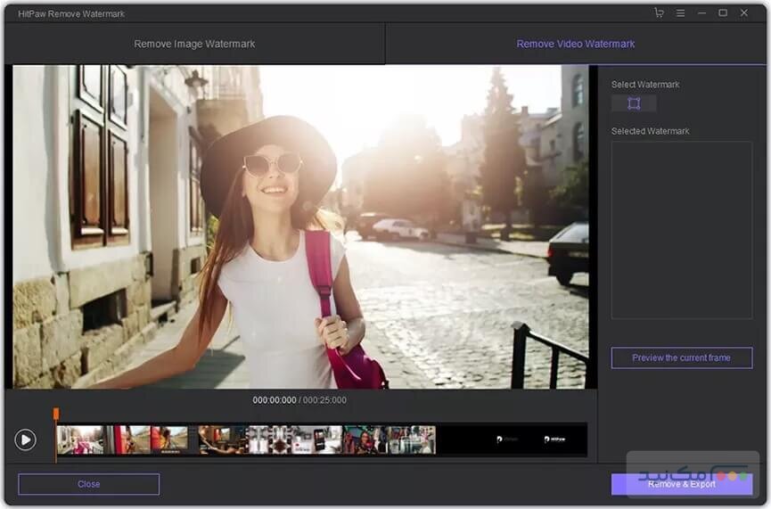 HitPaw Watermark Remover - اسکرین شات 1