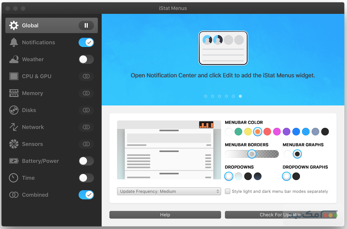 iStat Menus - اسکرین شات 1