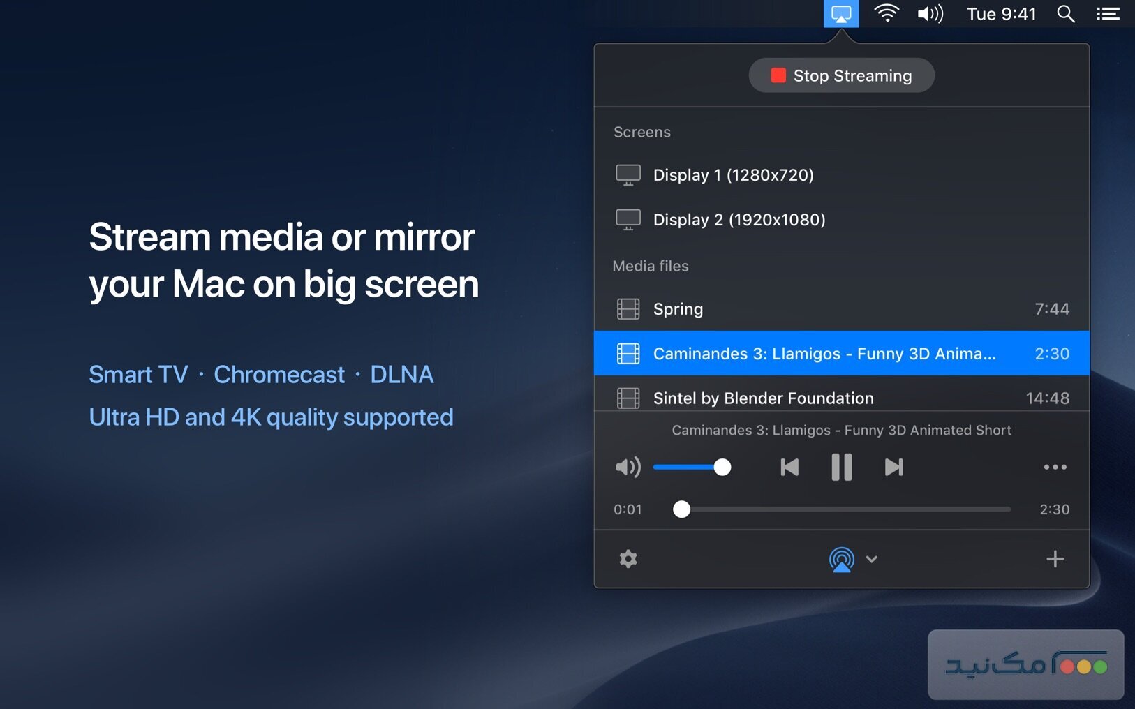 JustStream Pro 2.6 - اسکرین شات 1