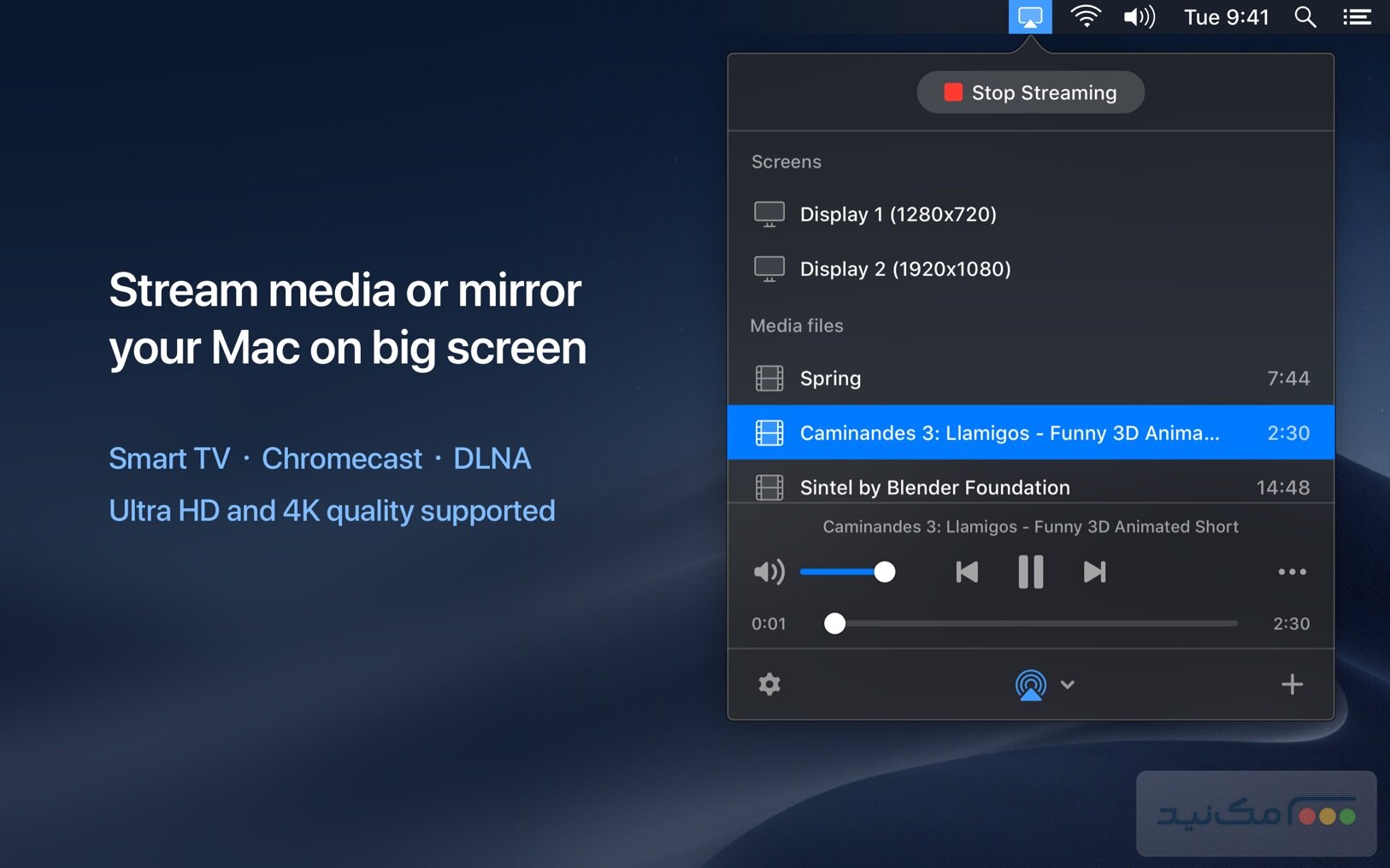 JustStream Pro 2.5 - اسکرین شات 1
