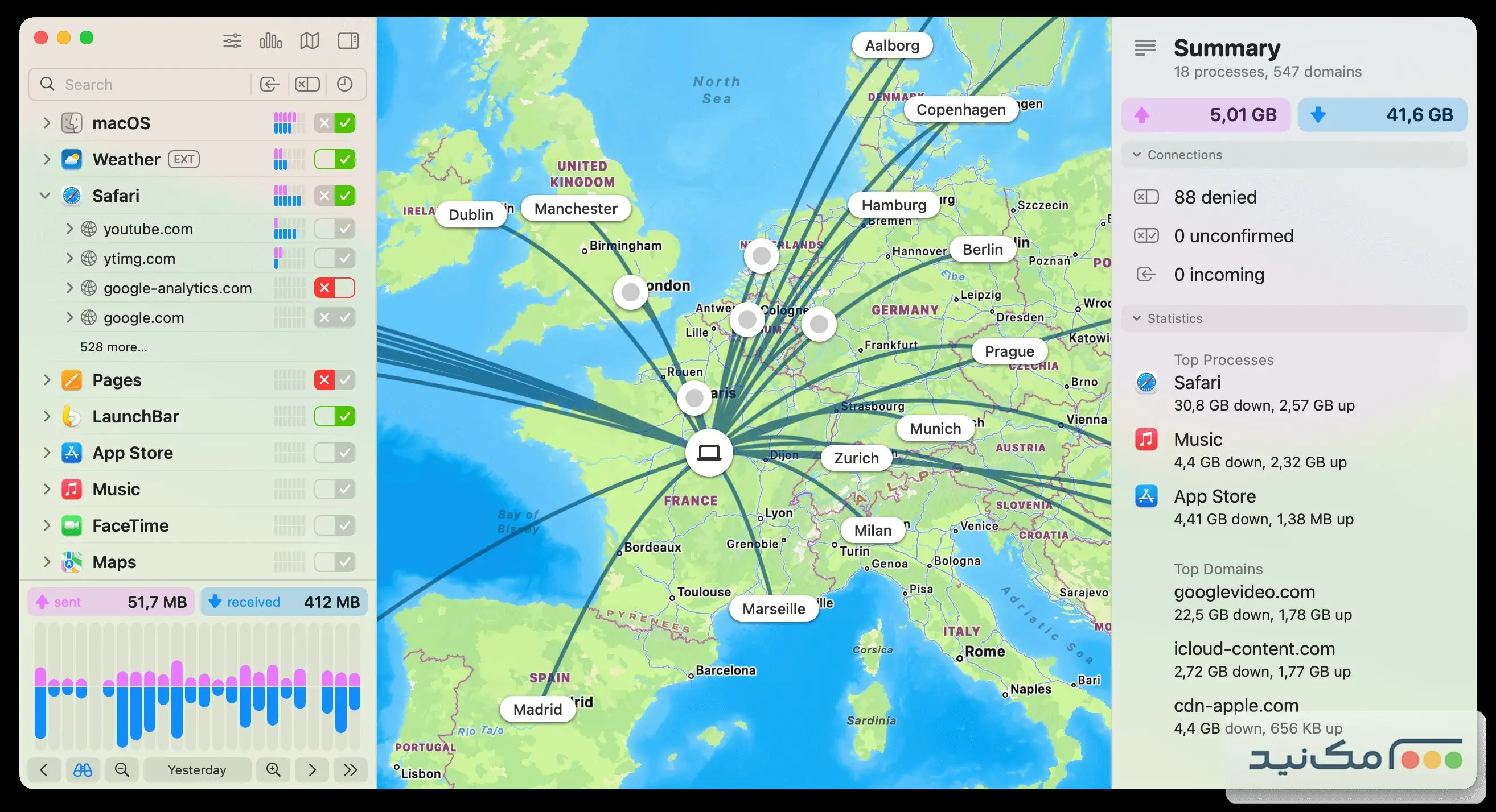 Little Snitch - اسکرین شات 1