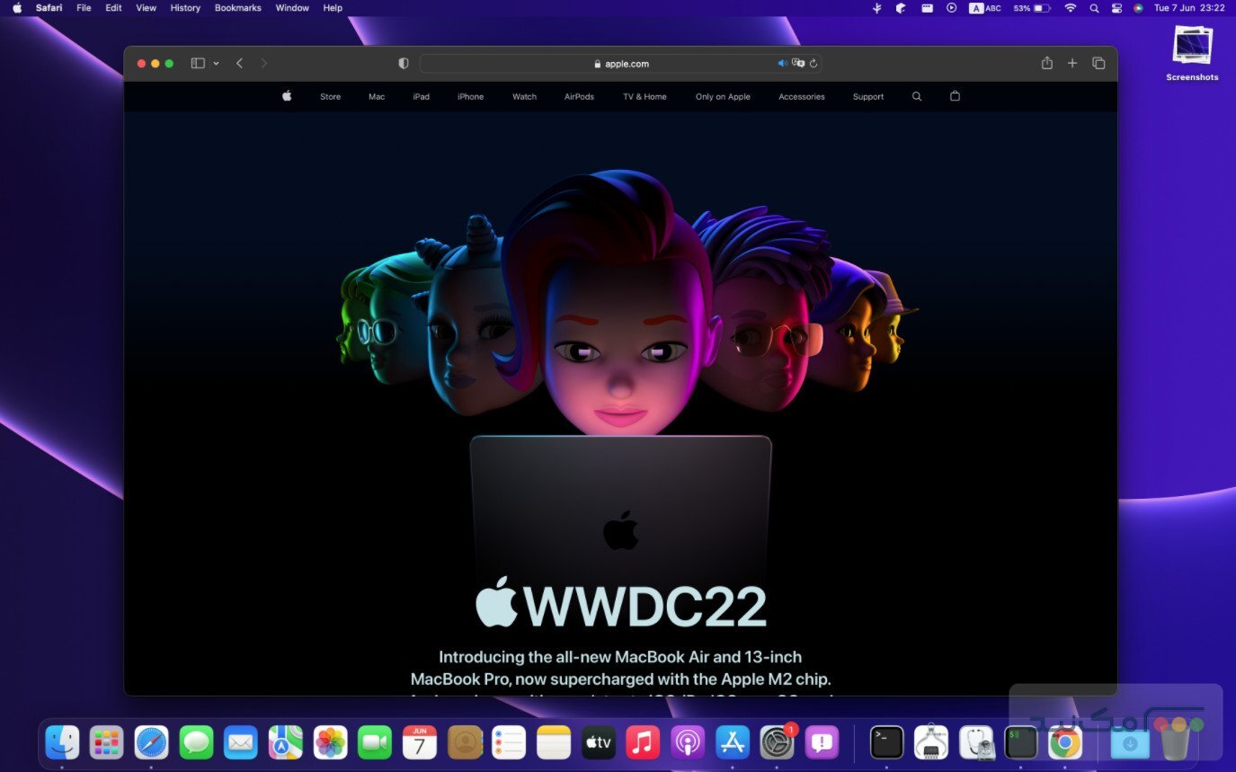 macOS Ventura 13.4.0 (22F66) - اسکرین شات 1