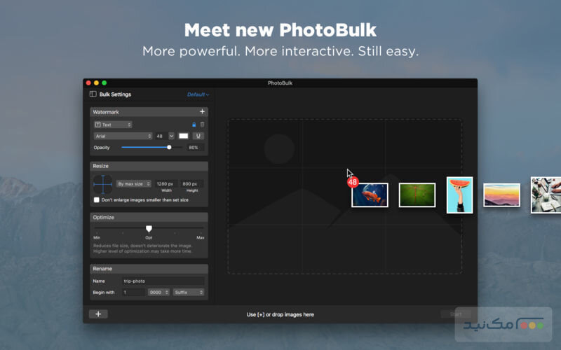 PhotoBulk - اسکرین شات 1