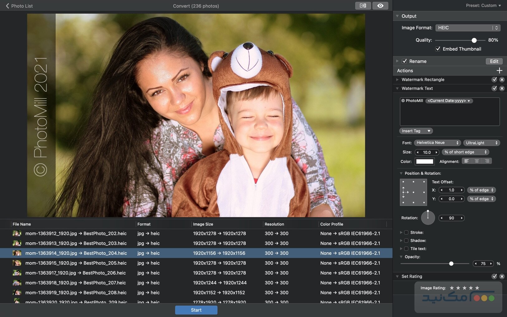 PhotoMill X - اسکرین شات 1