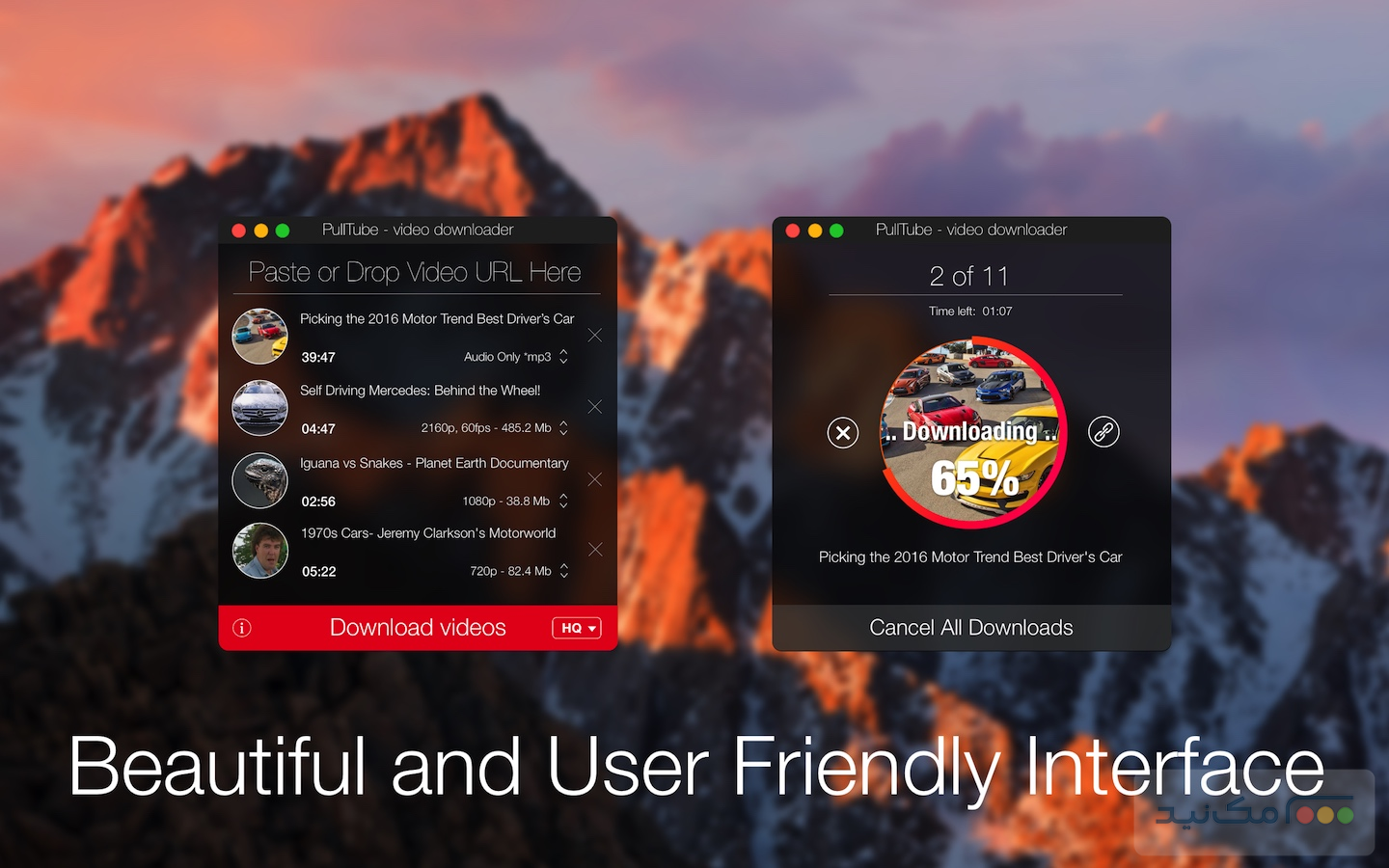 PullTube - اسکرین شات 1