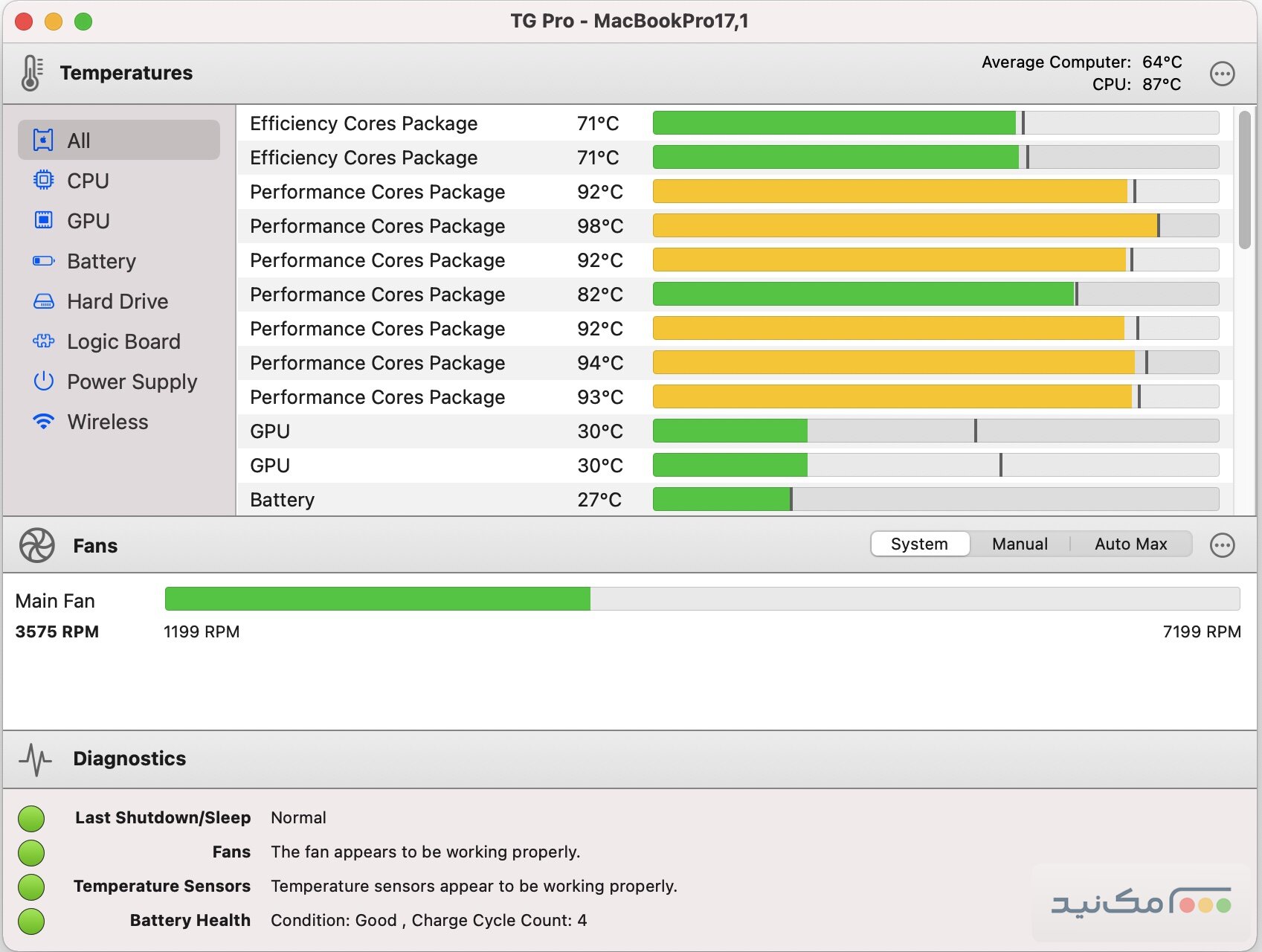 TG Pro - اسکرین شات 1