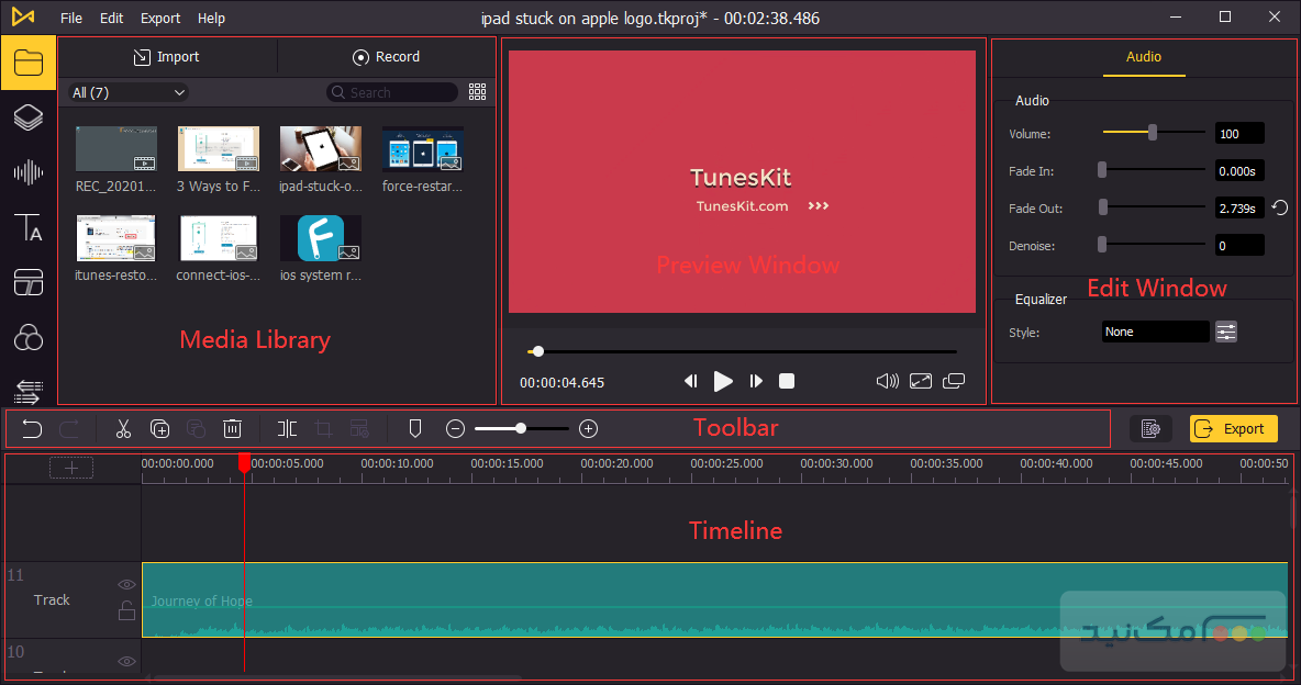 AceMovi Video Editor - اسکرین شات 1