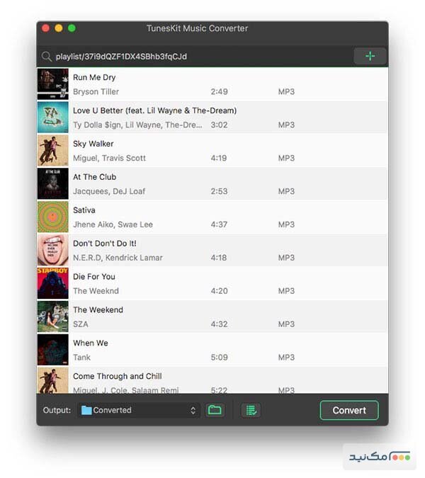 Viwizard Spotify Music Converter - اسکرین شات 1
