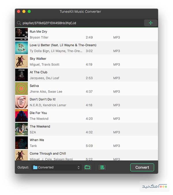 Viwizard Spotify Music Converter - اسکرین شات 1