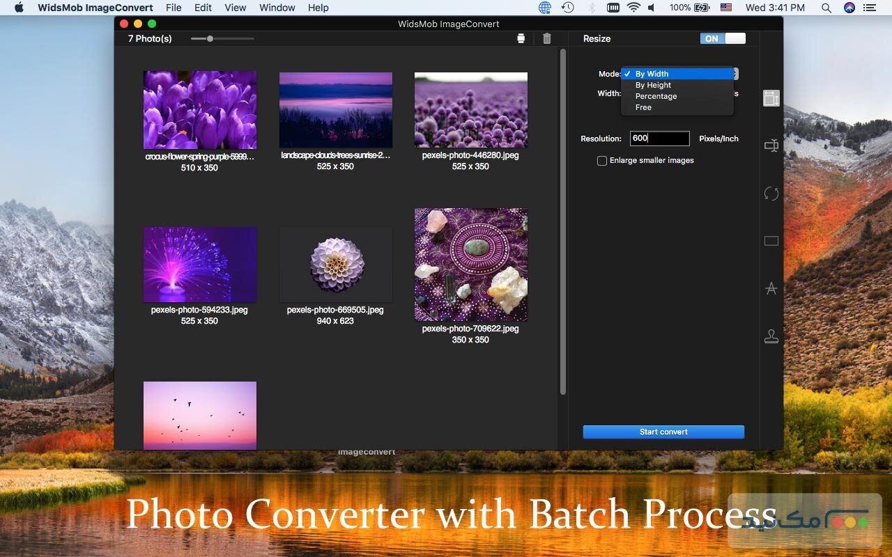WidsMob ImageConvert 3.24 - اسکرین شات 1