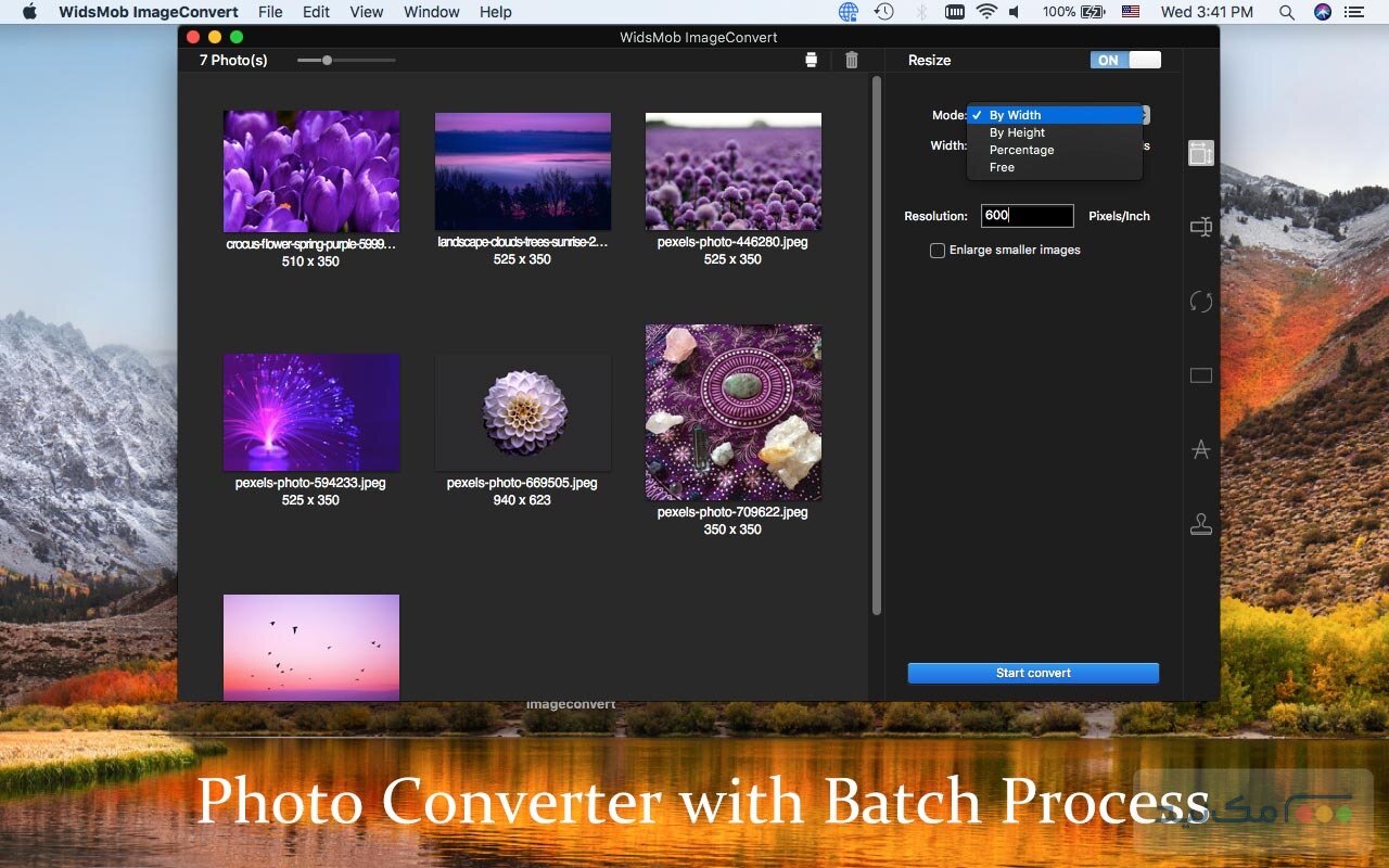 WidsMob ImageConvert 3.20 - اسکرین شات 1