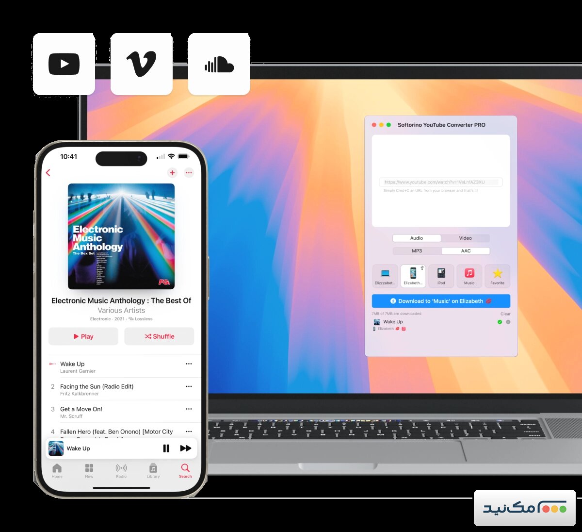 Softorino YouTube Converter Pro - اسکرین شات 1