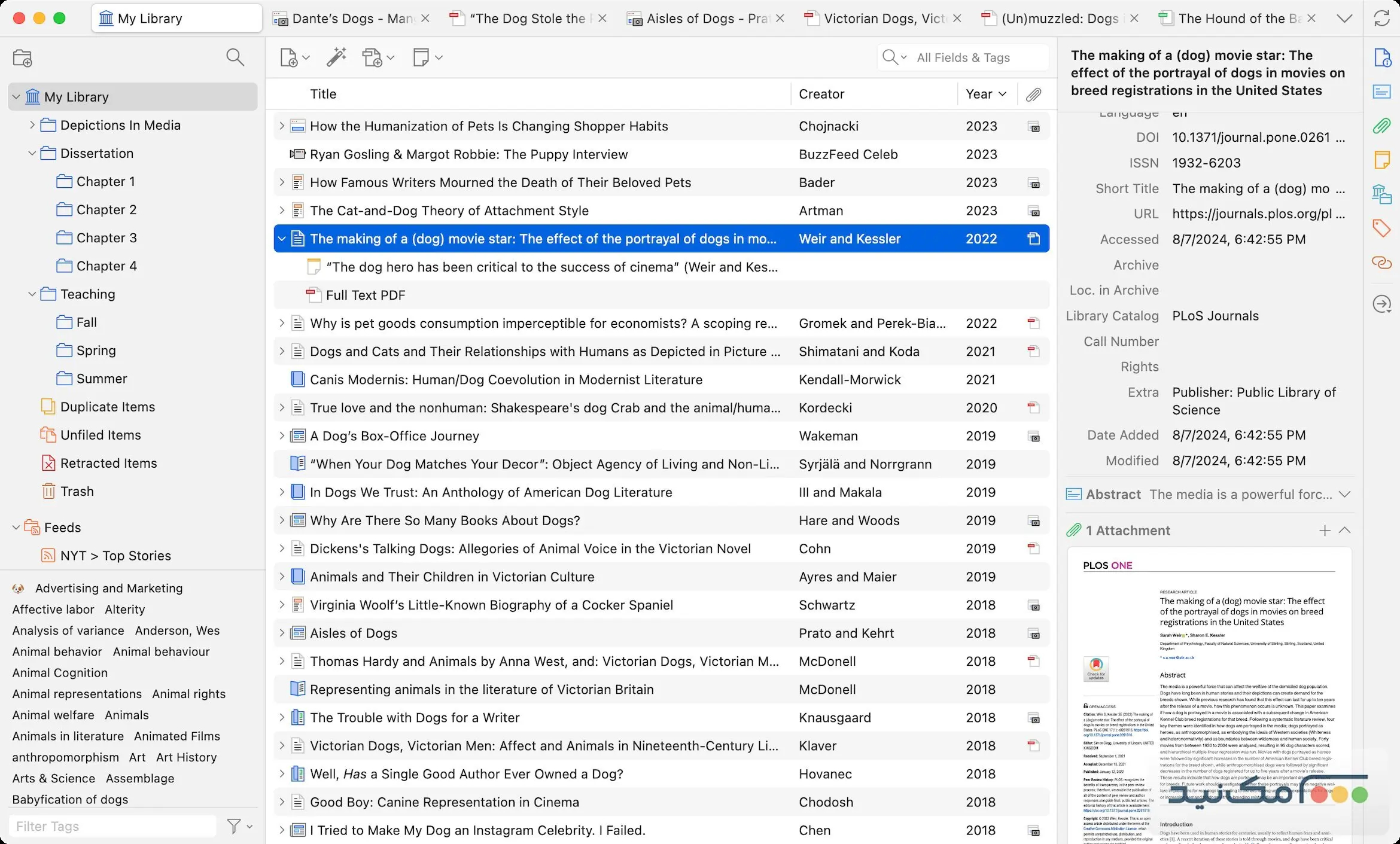 Zotero - اسکرین شات 1